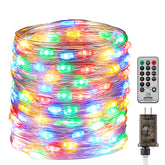 Minetom Fairy Lights with Remote, 66 Feet 200 Led Firefly String Lights Plug in for Bedroom Home Wall Ceiling Christmas Tree Wreath Craft Wedding Party Indoor Outdoor Decoration, Multicolor