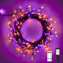 Halloween Fairy Lights Plug in, String Lights for Halloween Decorations
