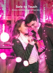 33Feet 100 LEDs USB Plug in Twinkle String Lights with Remote and Timer for Valentine's Day, Pink