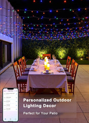 82FT 250LED Smart RGB String Lights for Halloween Christmas, App Controlled, Dimmable, Waterproof