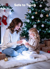 33FT 100LED Battery Operated Fairy Lights for Bedroom Christmas, Pure White