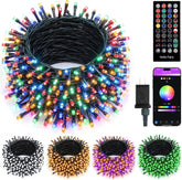 Color Changing RGB Smart App Control Music Sync Fairy Lights for Halloween Christmas Party