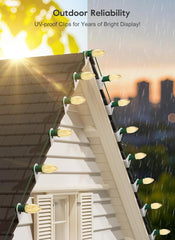 100/200/400 Pack Original Shingle Tab Light Clips for C7 C9 Christmas Lights