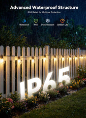101FT 31 Shatterproof S14 Vintage Edison Bulbs Outdoor String Lights for Patio Yard Garden