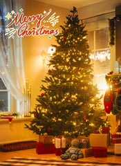 66FT 200 LED Warm White Christmas Tree Lights, 8 Twinkle Modes, Indoor Outdoor Decorations