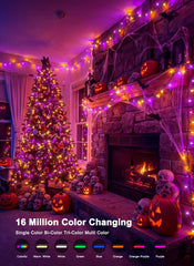 82FT 250LED Smart RGB String Lights for Halloween Christmas, App Controlled, Dimmable, Waterproof