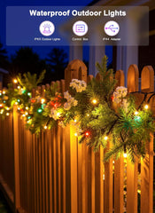 Color Changing RGB Smart App Control Music Sync Fairy Lights for Halloween Christmas Party
