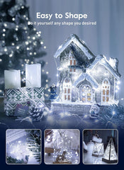 33Ft 100 LED USB Powered Twinkle Fairy Lights with Timer and Remote for Bedroom Decor