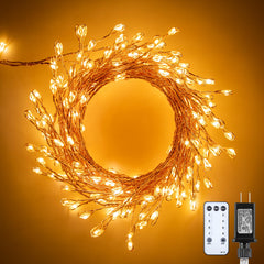 Minetom Fairy Lights Plug in, String Lights for Christmas Tree Decoration