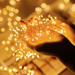 Minetom Fairy Lights Plug in, String Lights for Christmas Tree Decoration