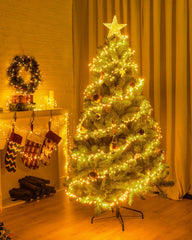 5 Feet / 60 LED / Warm White / Silver Wire